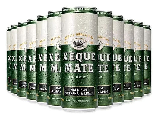 XEQUE MATE-Yerba mate/rum/guarana/lemon drink-310mL-XEQUE MATE - MATE E - Brazil